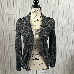 Aeropostale Open Front Marbled Gray Wrap